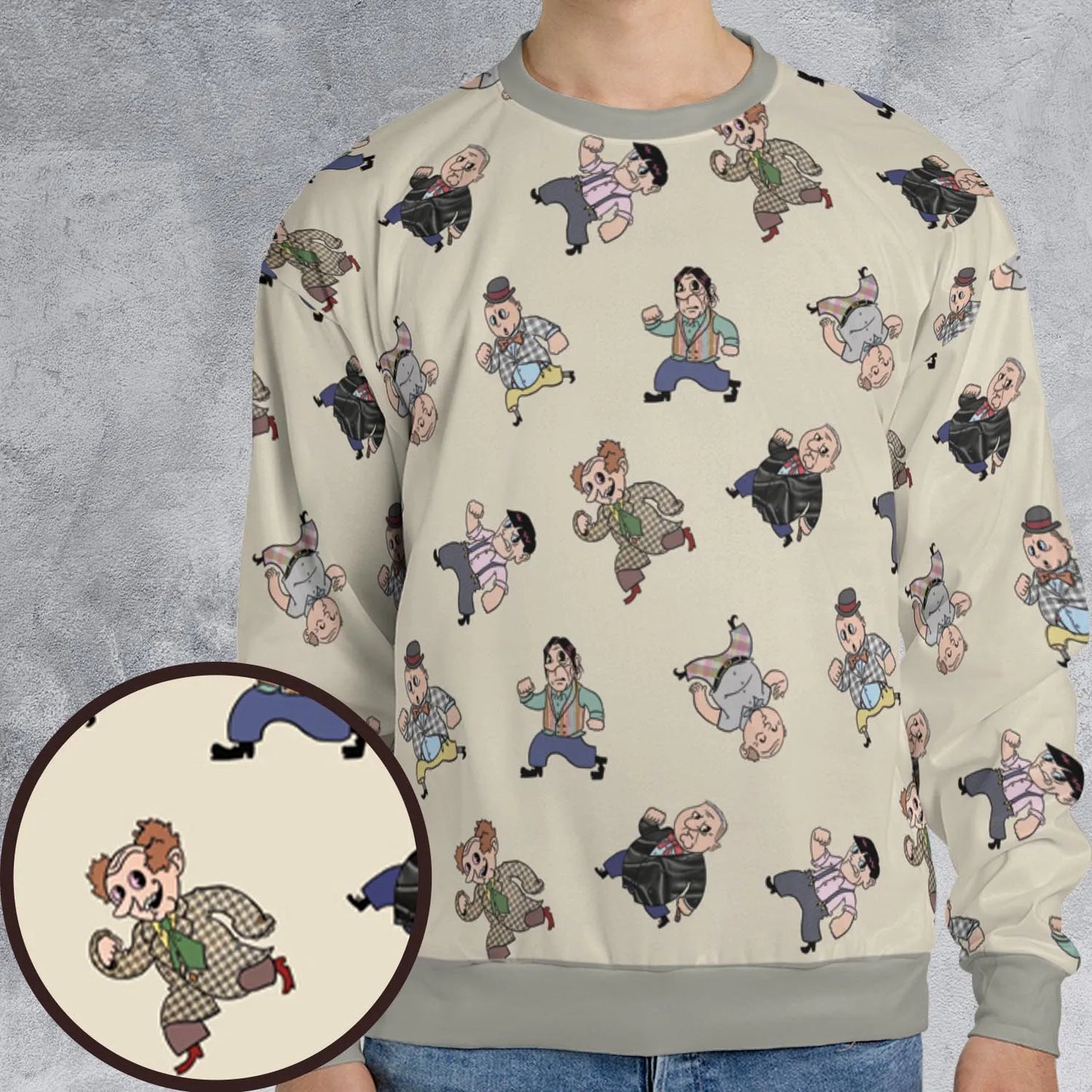 All-over Print Sweatshirt - SPKB6N6Y