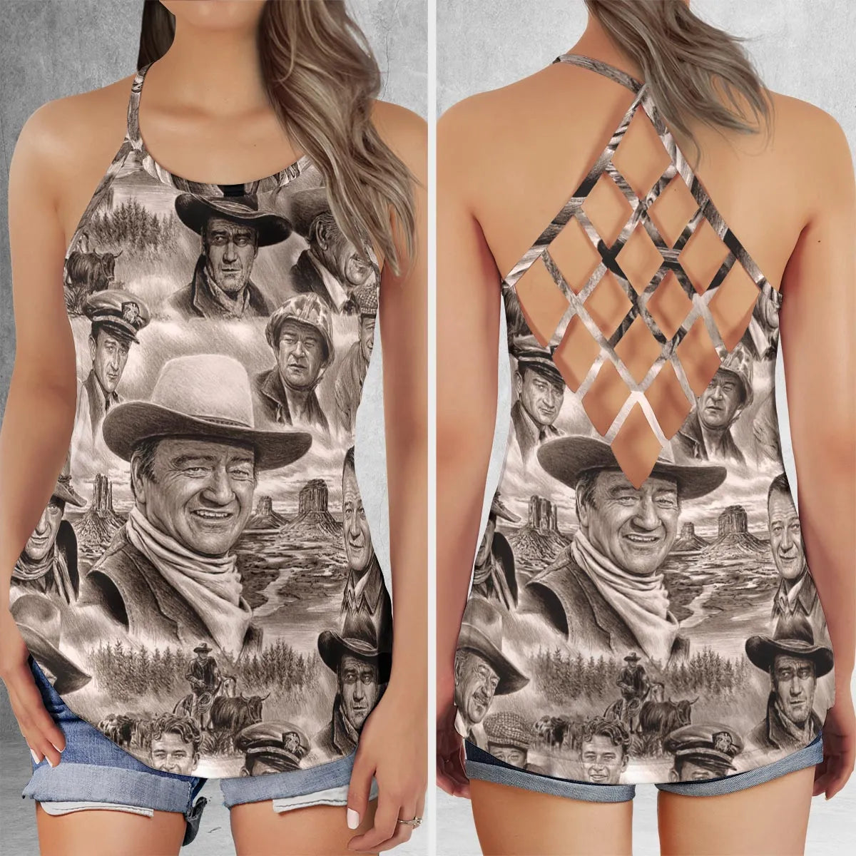 Criss Cross Tank Top - KEW4UR3F