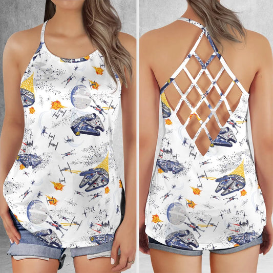 Criss Cross Tank Top - LNL5DUVB