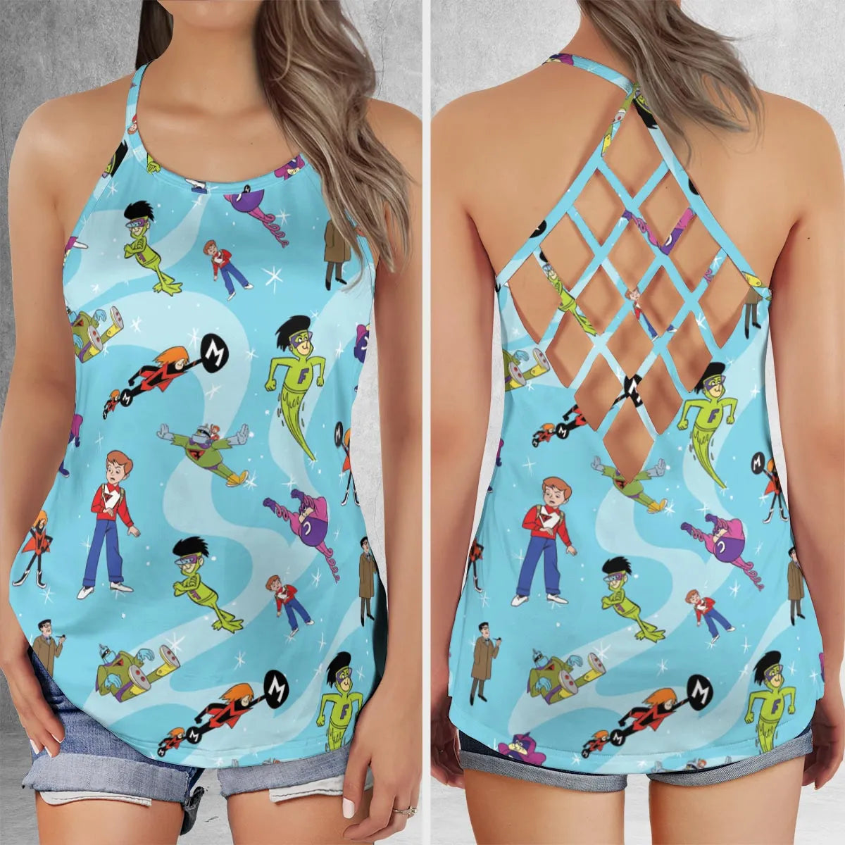 Criss Cross Tank Top - UWJSW2N6