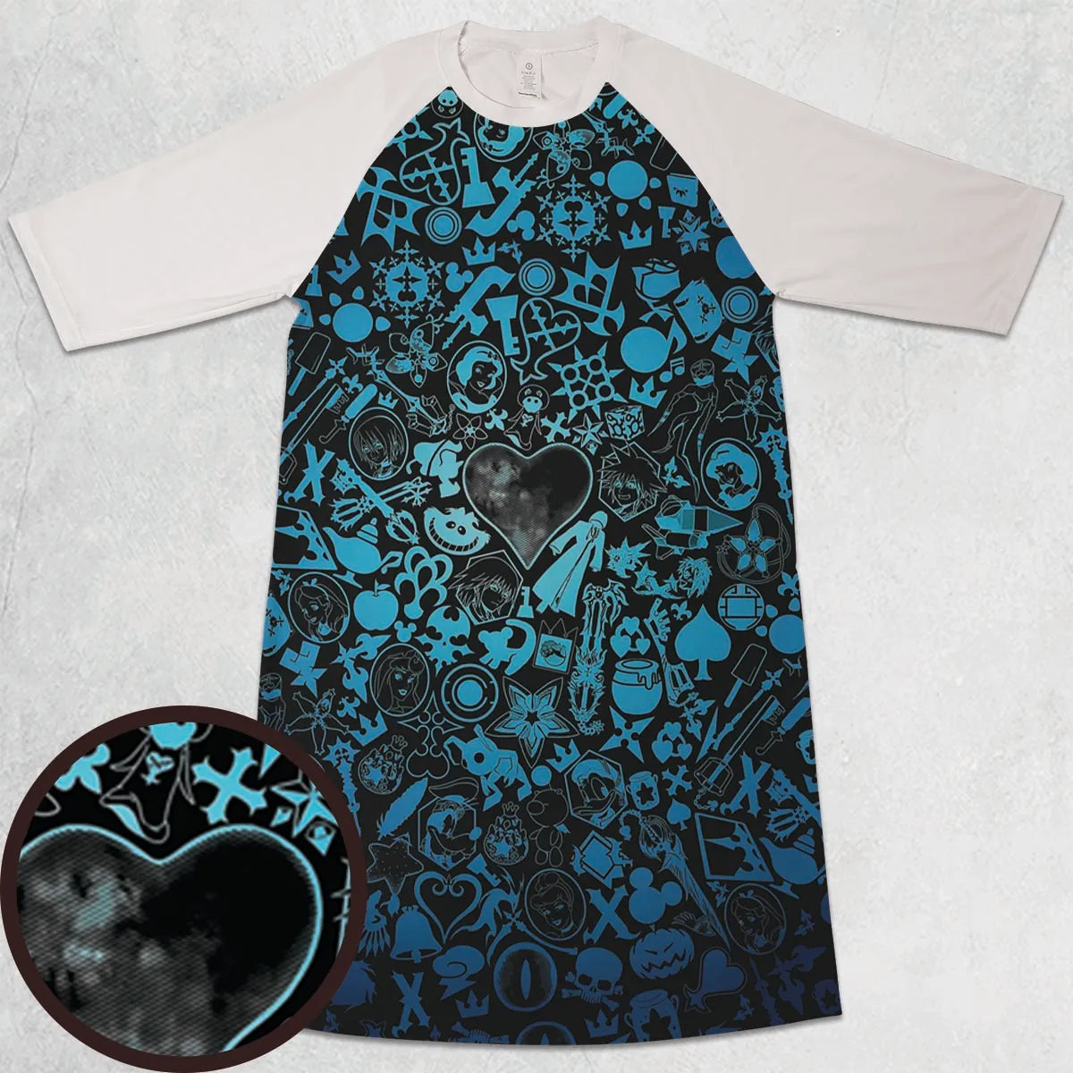 3/4 Sleeve Raglan Dress - 8DGRQ8ND