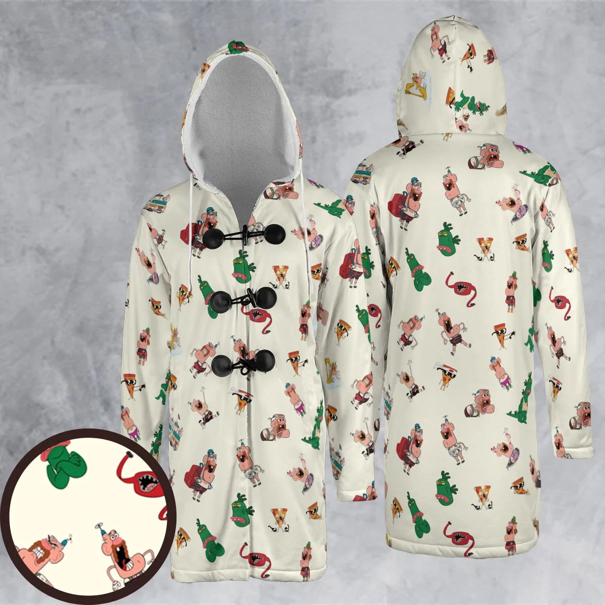 Hooded Cloak Coat - 1F2GE67C