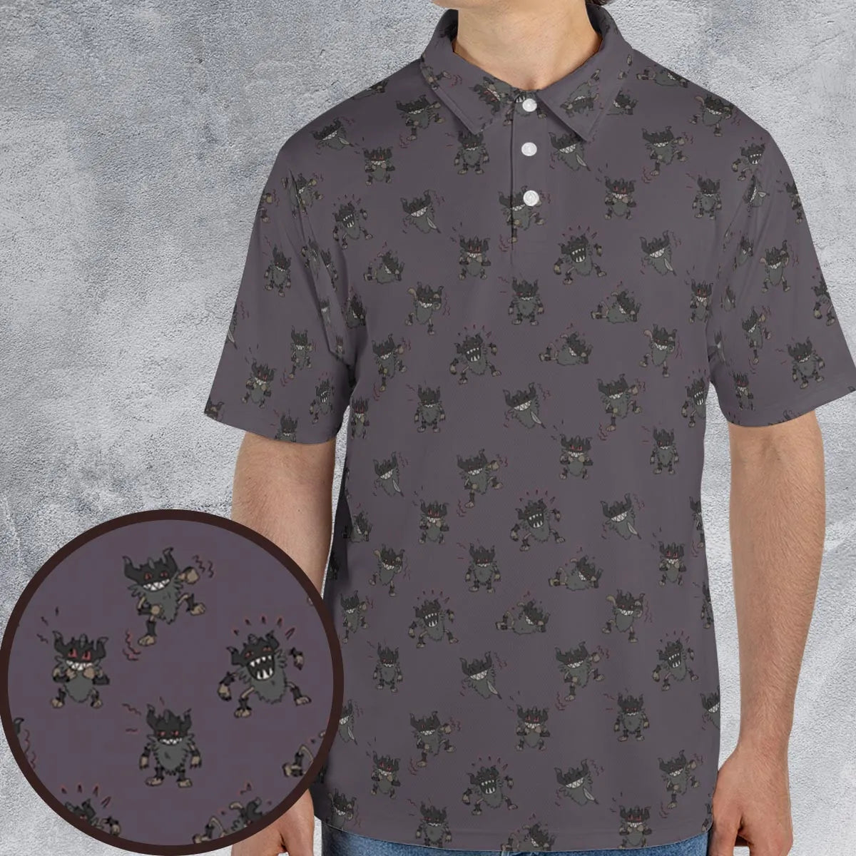 AOP Men/Women Polo Shirt - 5VBYVZXP