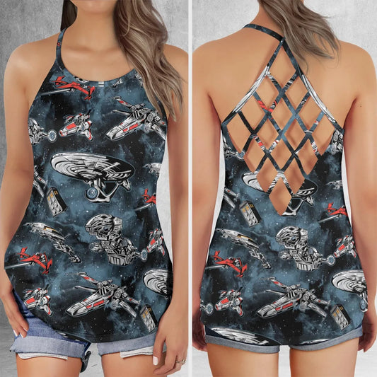 Criss Cross Tank Top - 2T6J5DAS