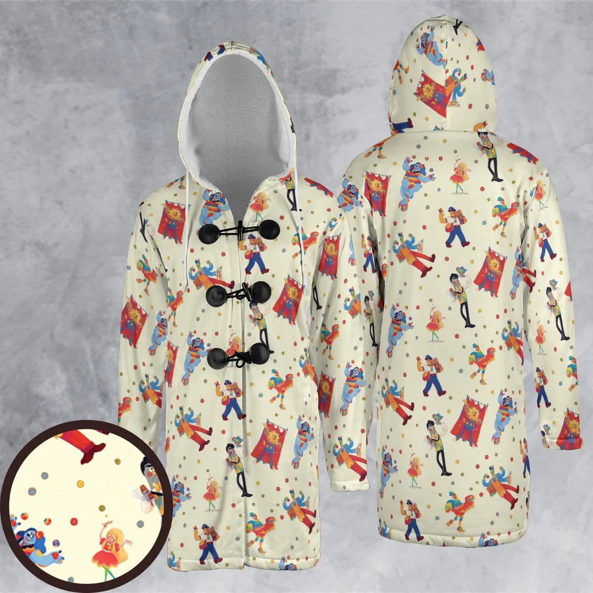 Hooded Cloak Coat - GDLR88JZ