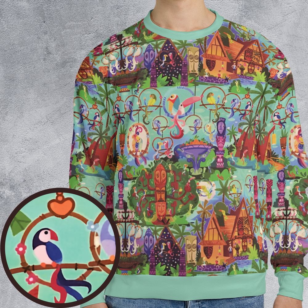 All-over Print Sweatshirt - 4YAVYFFZ -  - 1