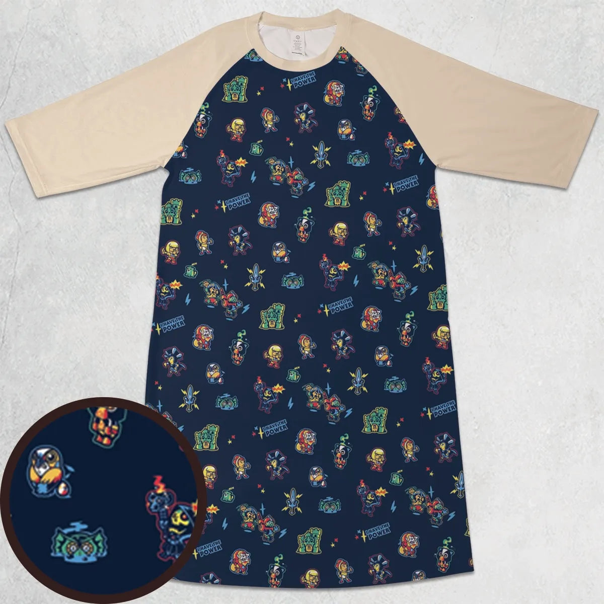 3/4 Sleeve Raglan Dress - U4M4GUR6