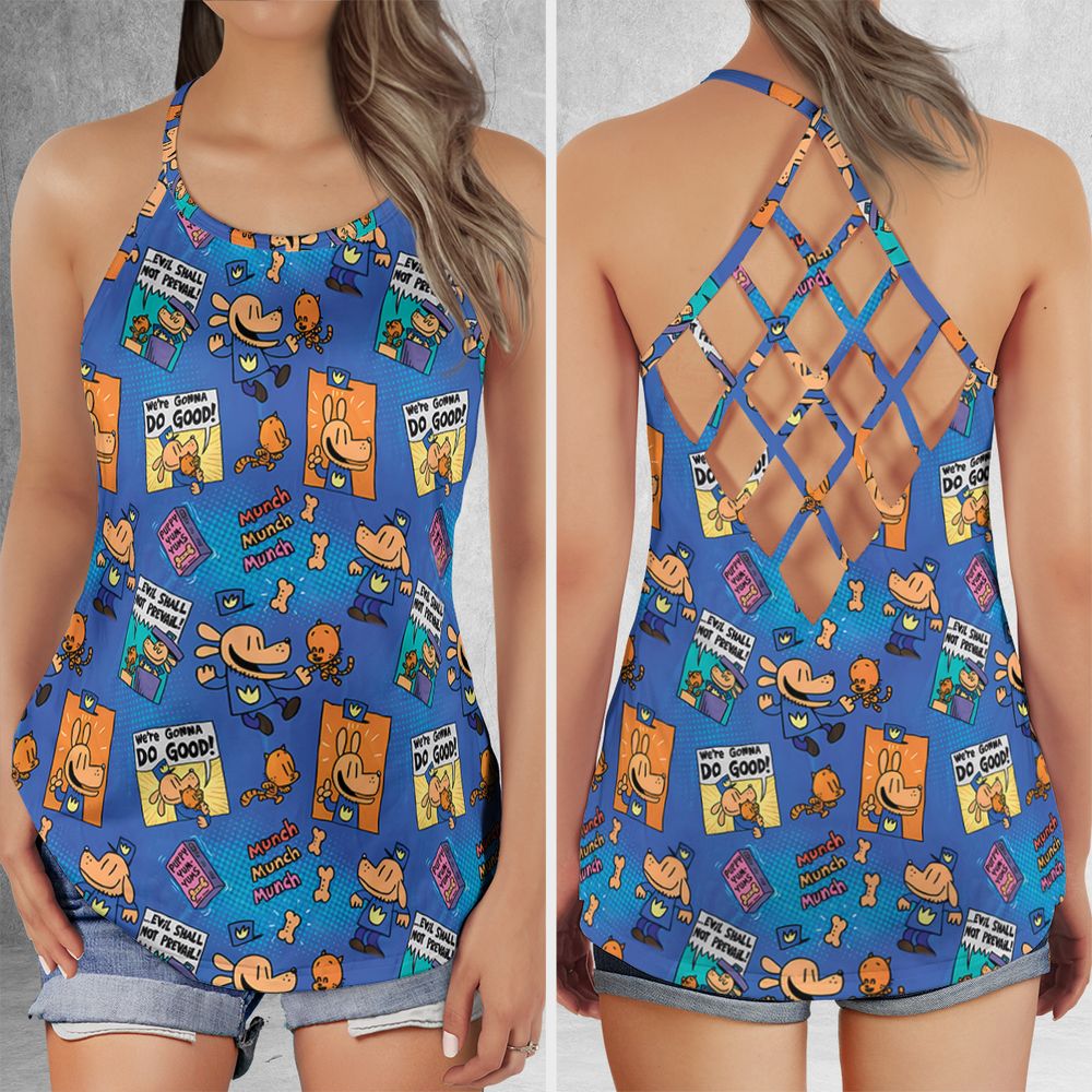 Criss Cross Tank Top - Z256M5HX -  - 1
