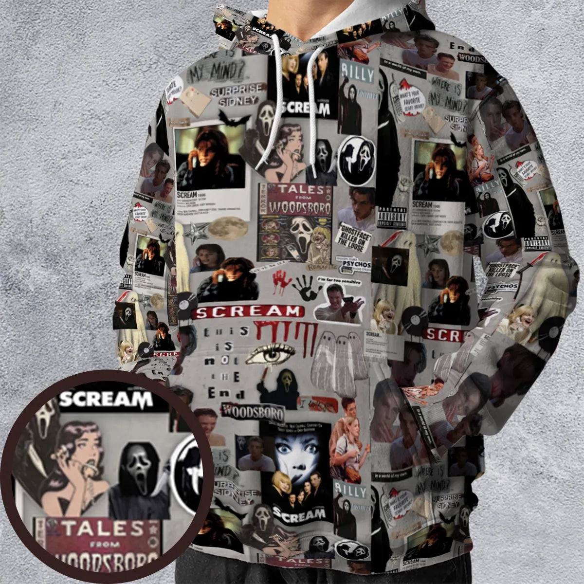 All-over Print Hoodie - RRH6MQF5