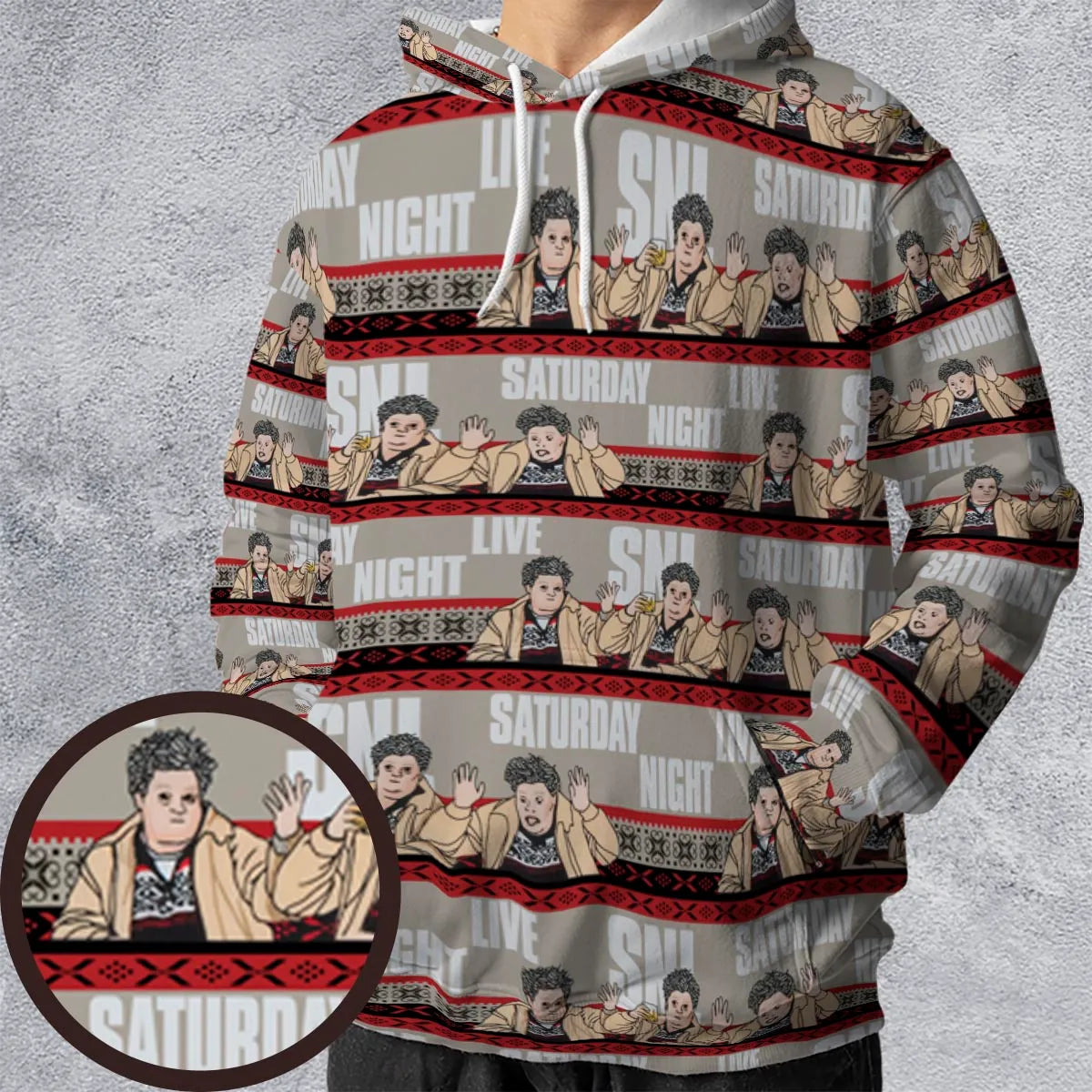 All-over Print Hoodie - 5WX6Y28S