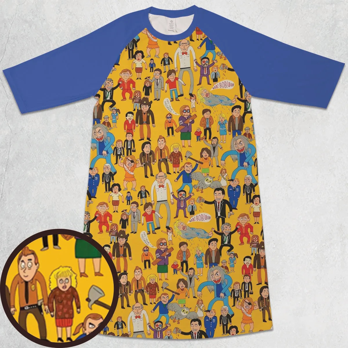 3/4 Sleeve Raglan Dress - M48S9KVT