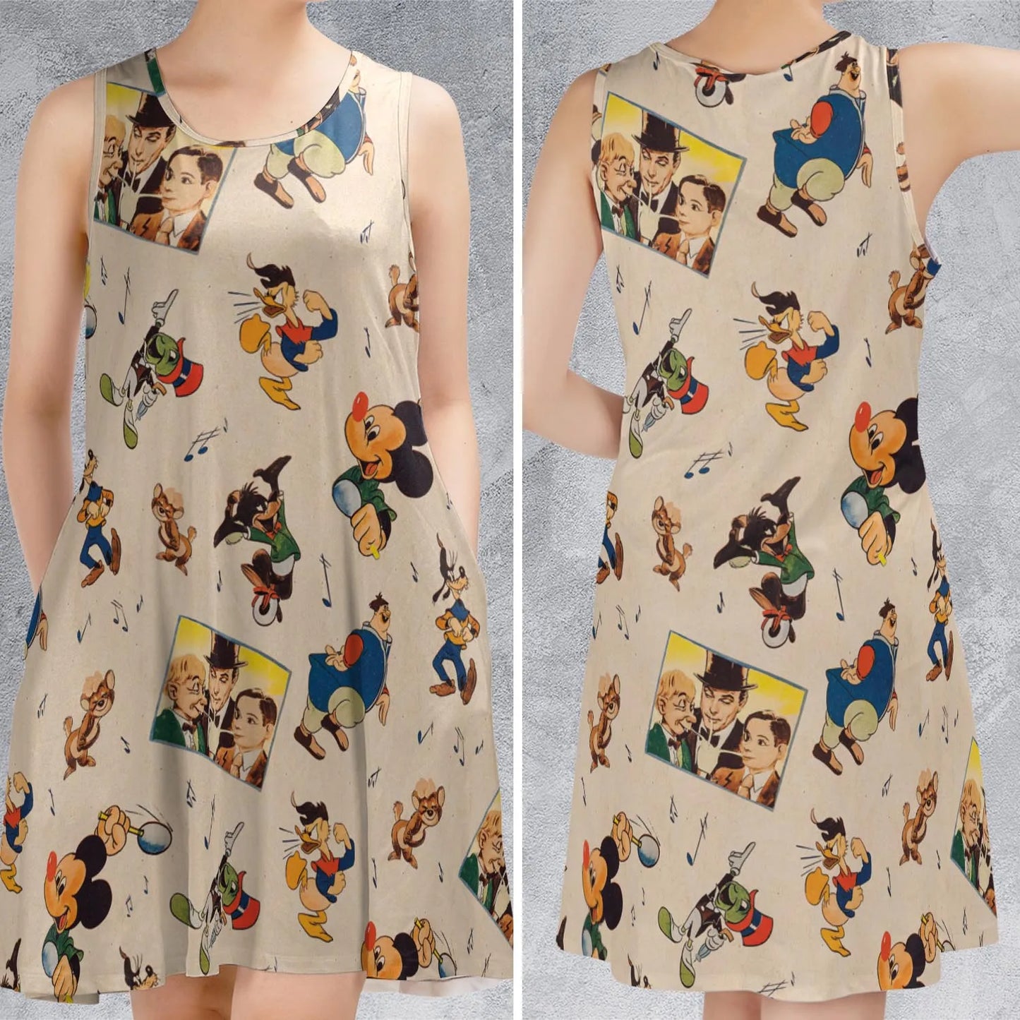 Sleeveless Dress - MDWUK8FD