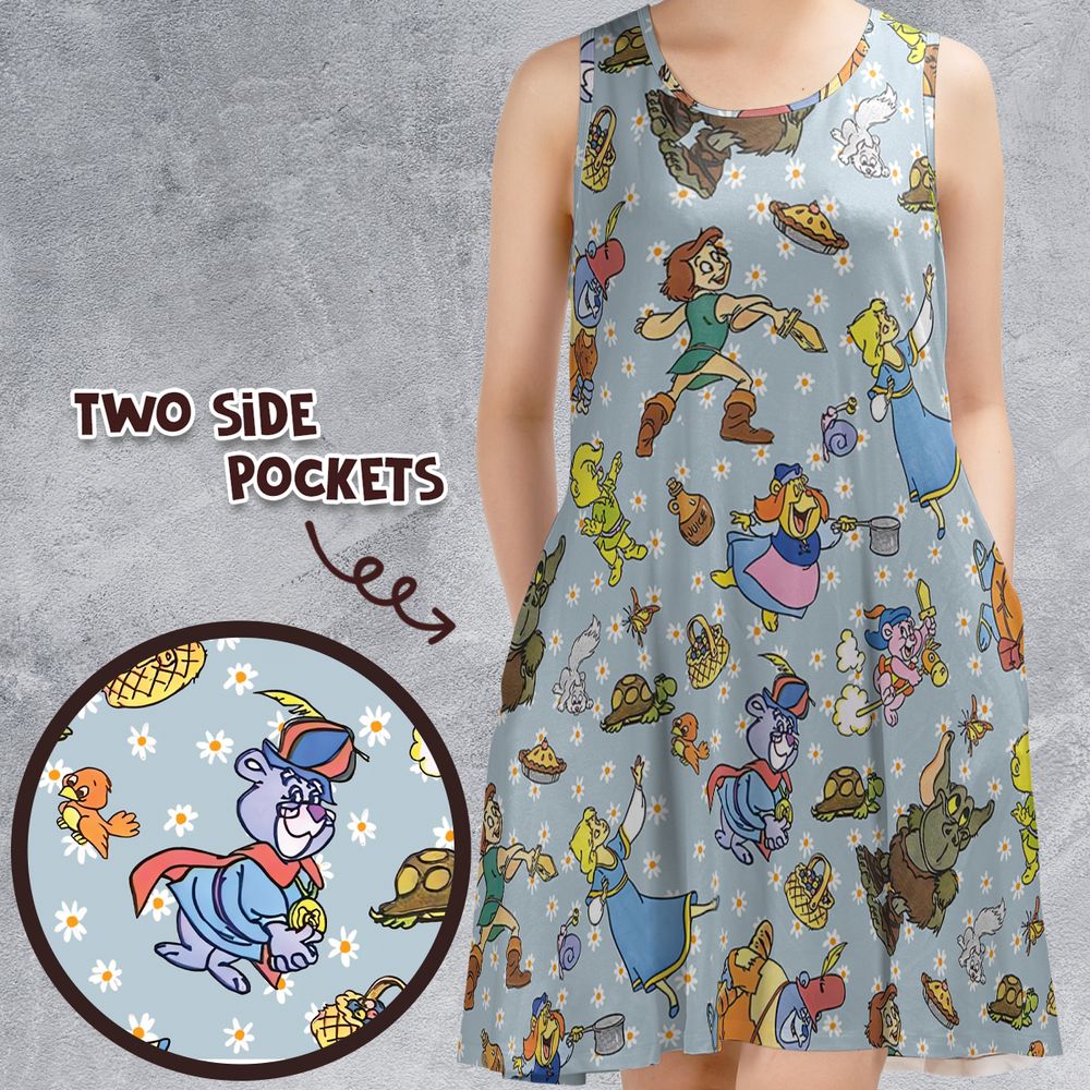 Sleeveless Dress - W9HQJD27 -  - 1