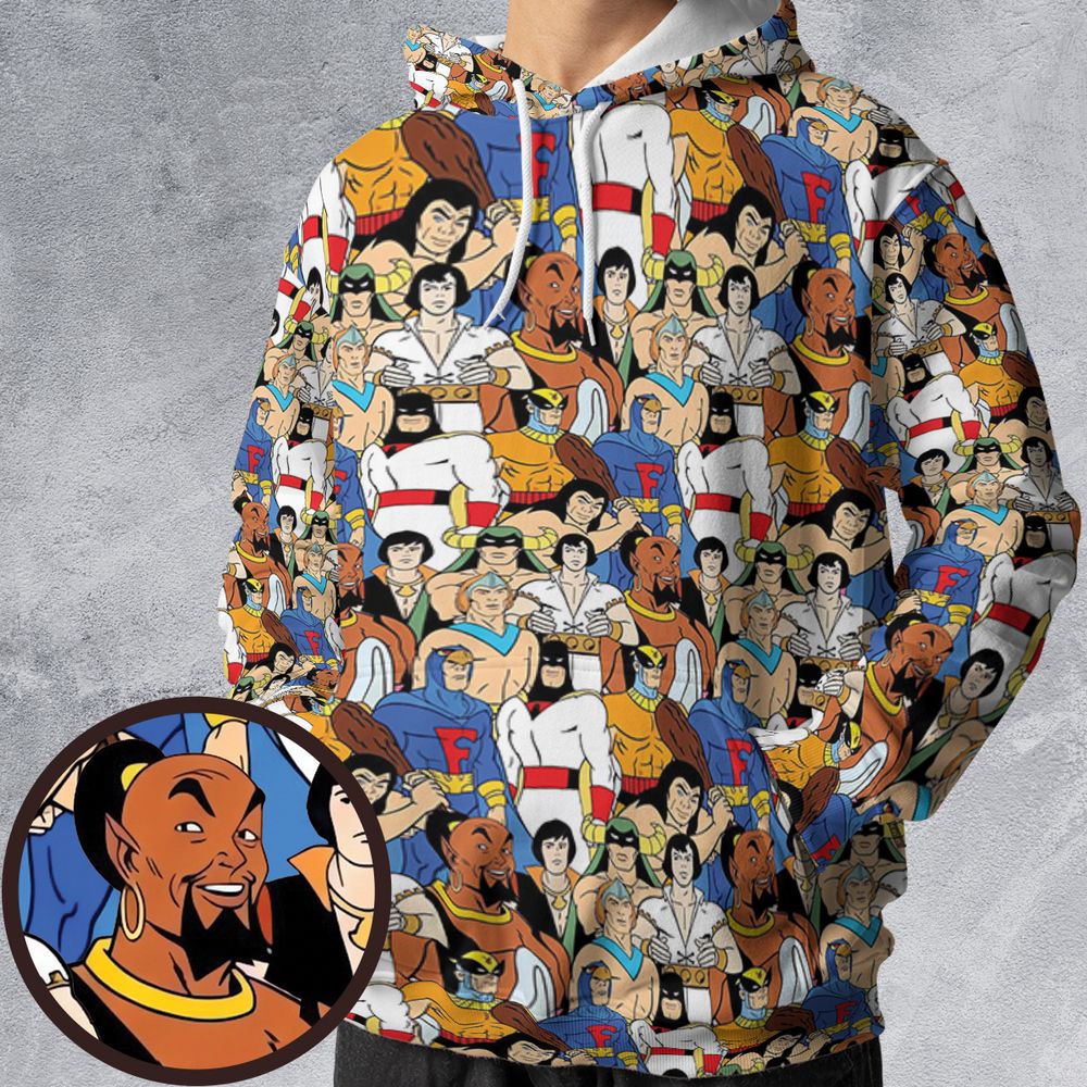 All-over Print Hoodie - S7HJELMC -  - 1