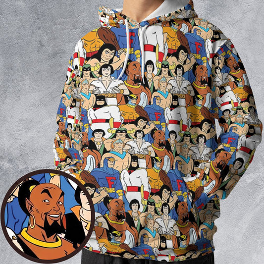 All-over Print Hoodie - S7HJELMC -  - 1