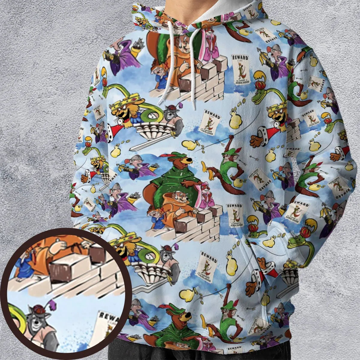 All-over Print Hoodie - BAXR2Y6Z