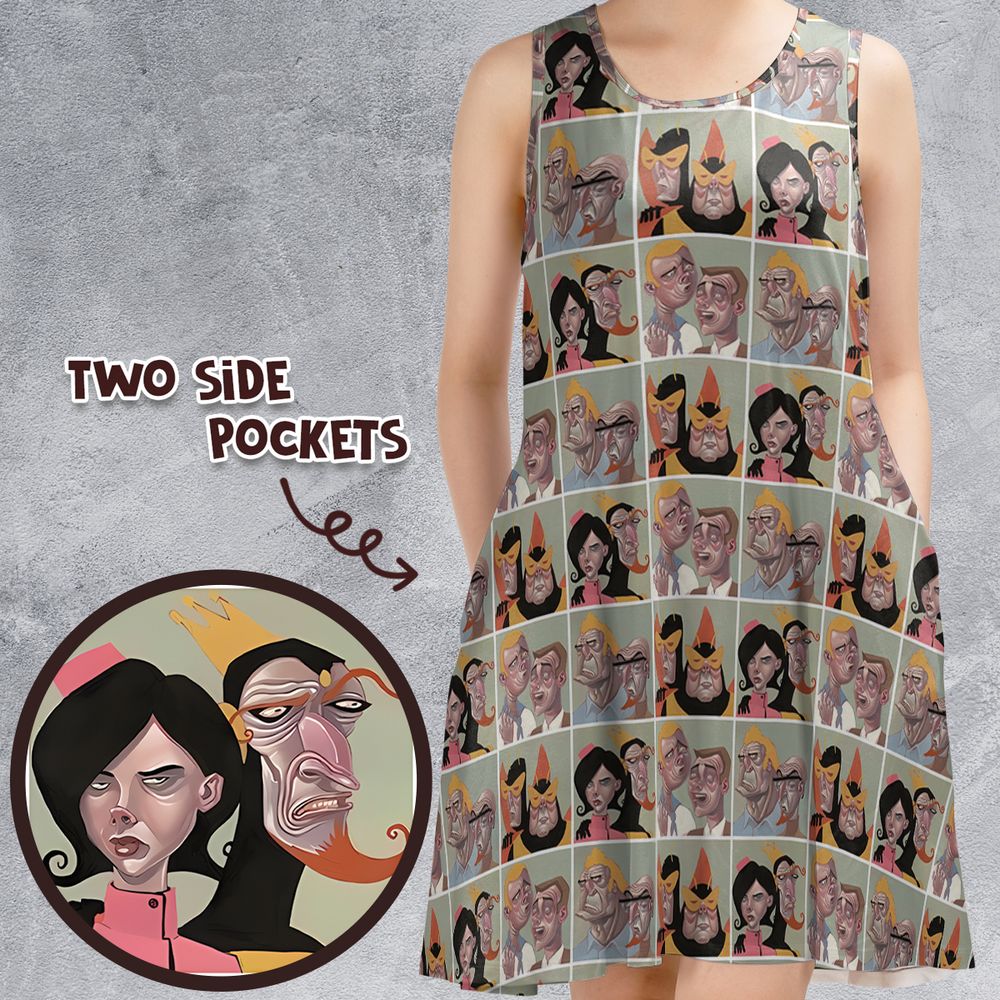 Sleeveless Dress - TCH8S16Q -  - 1