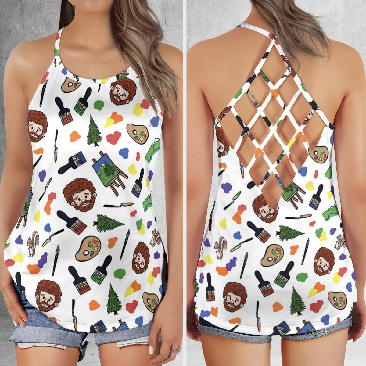 Criss Cross Tank Top - J86MME6S