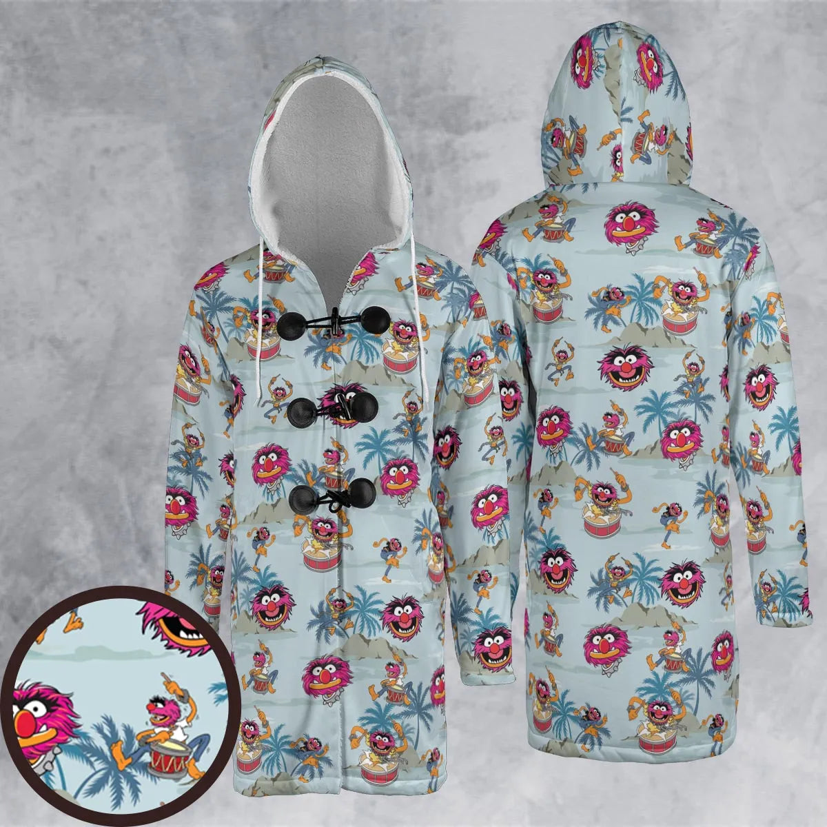 Hooded Cloak Coat - JUXEDR8K