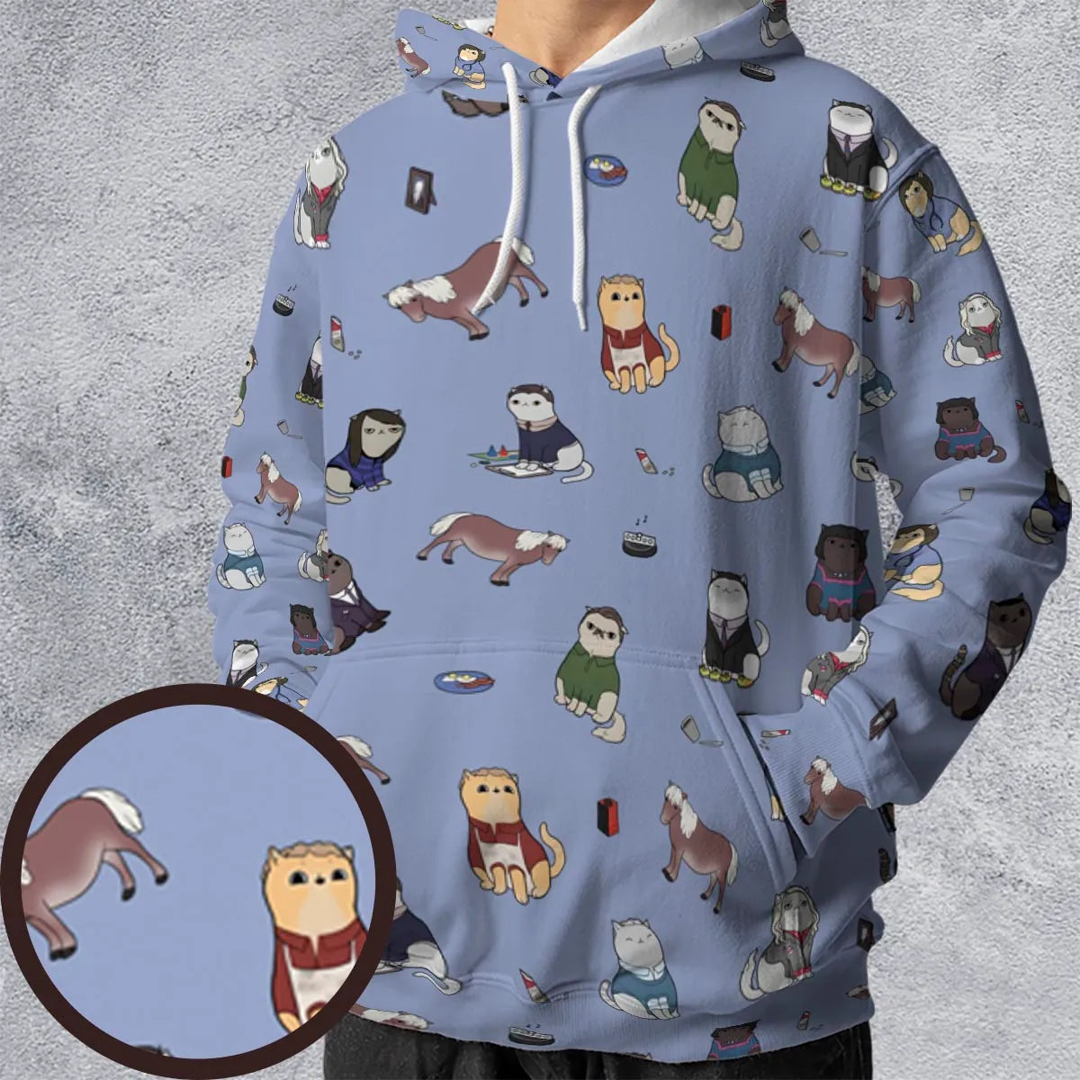 All-over Print Hoodie - NAQFMK7H