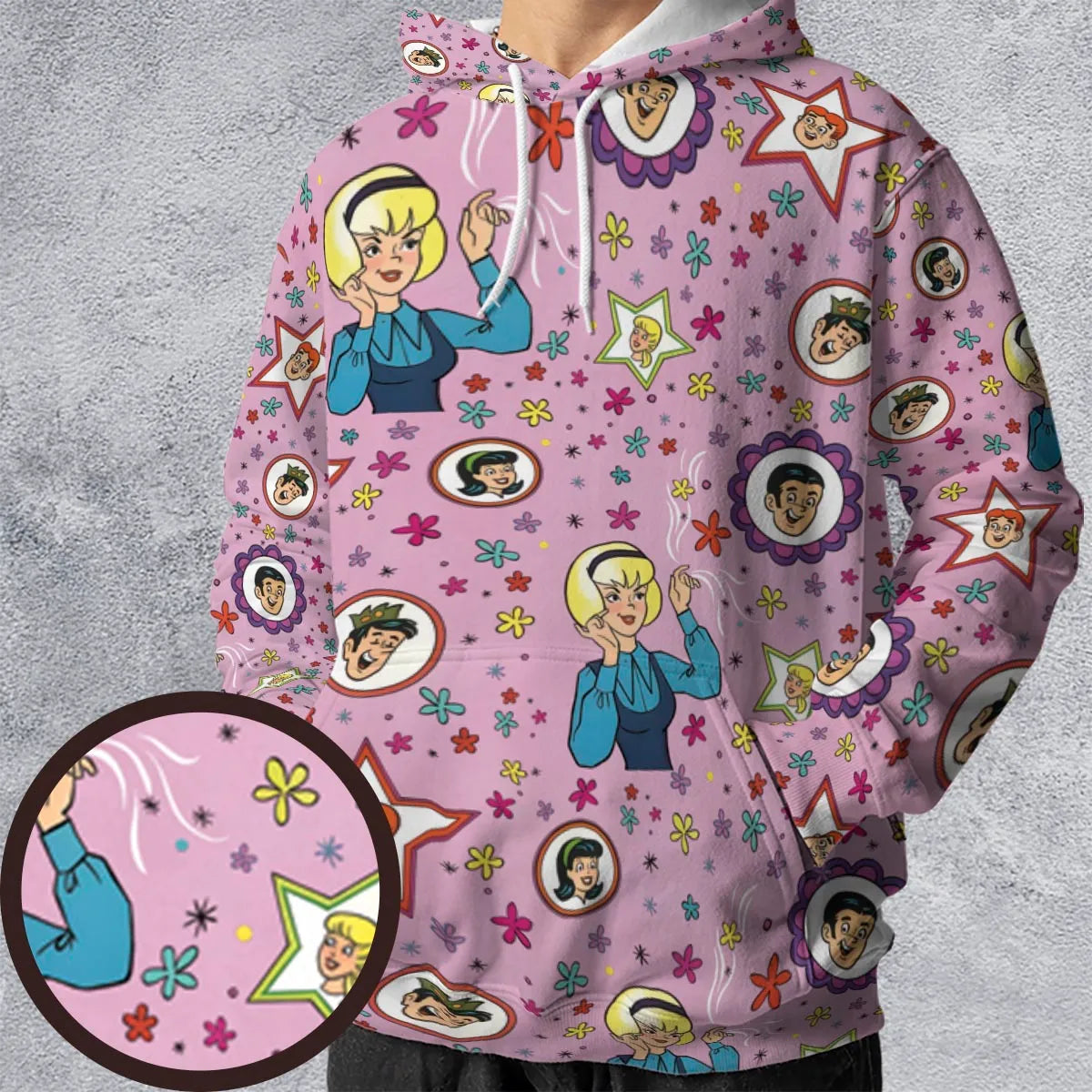 All-over Print Hoodie - AR5GZQNL