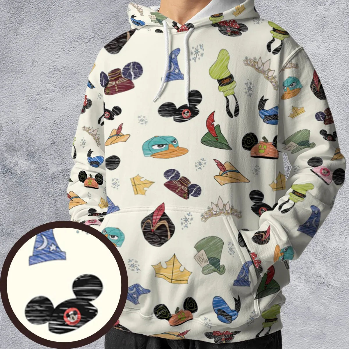 All-over Print Hoodie - ALX18VGQ