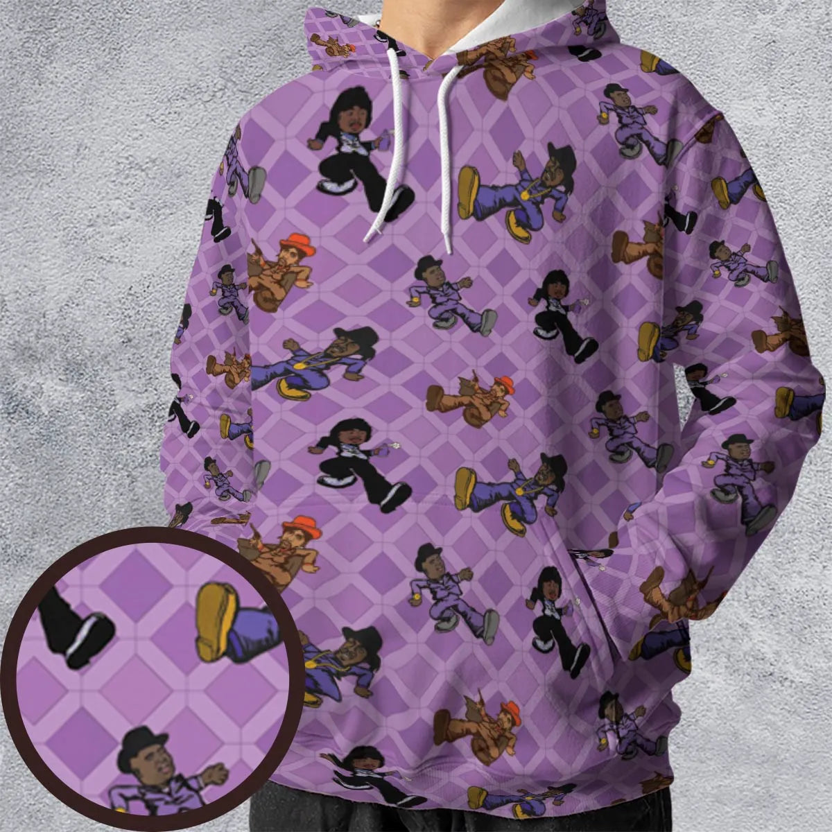 All-over Print Hoodie - MREGTEXH
