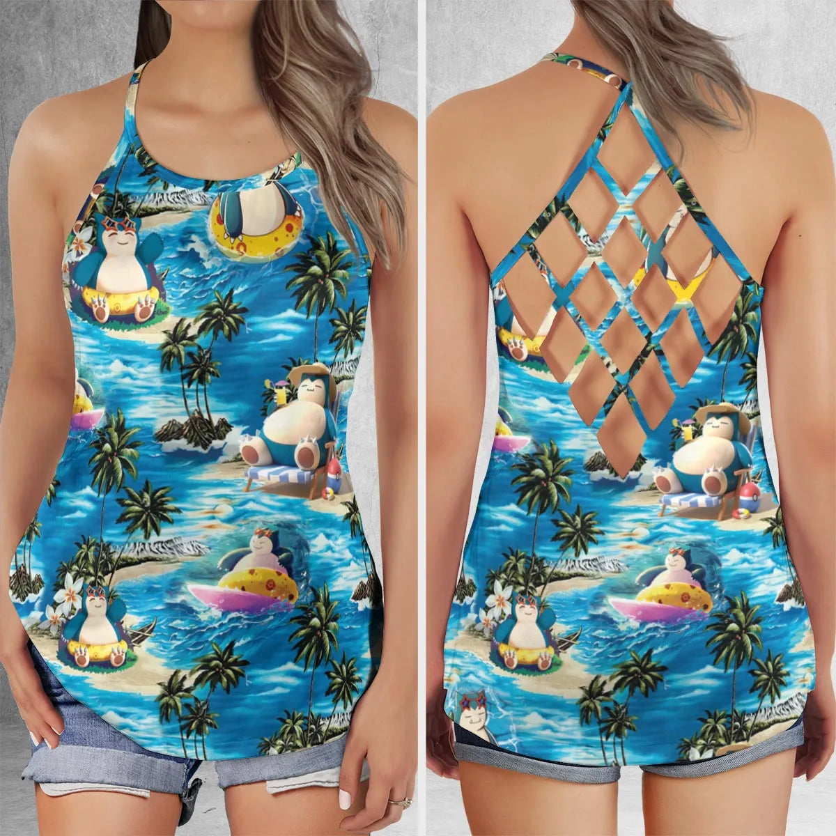 Criss Cross Tank Top - L81ALRCD