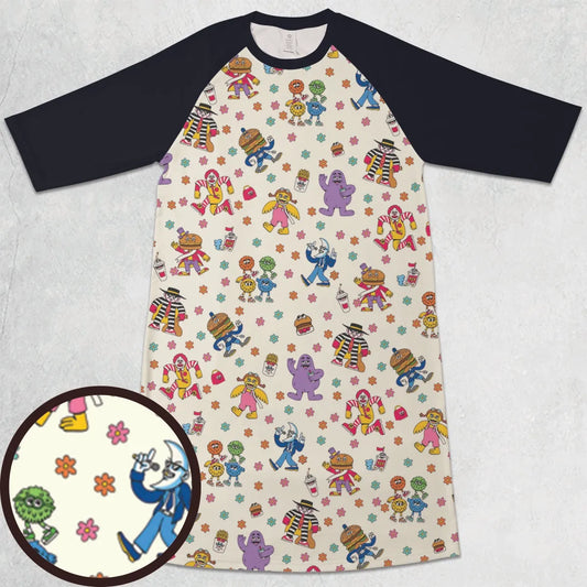 3/4 Sleeve Raglan Dress - 2K1SCKC3