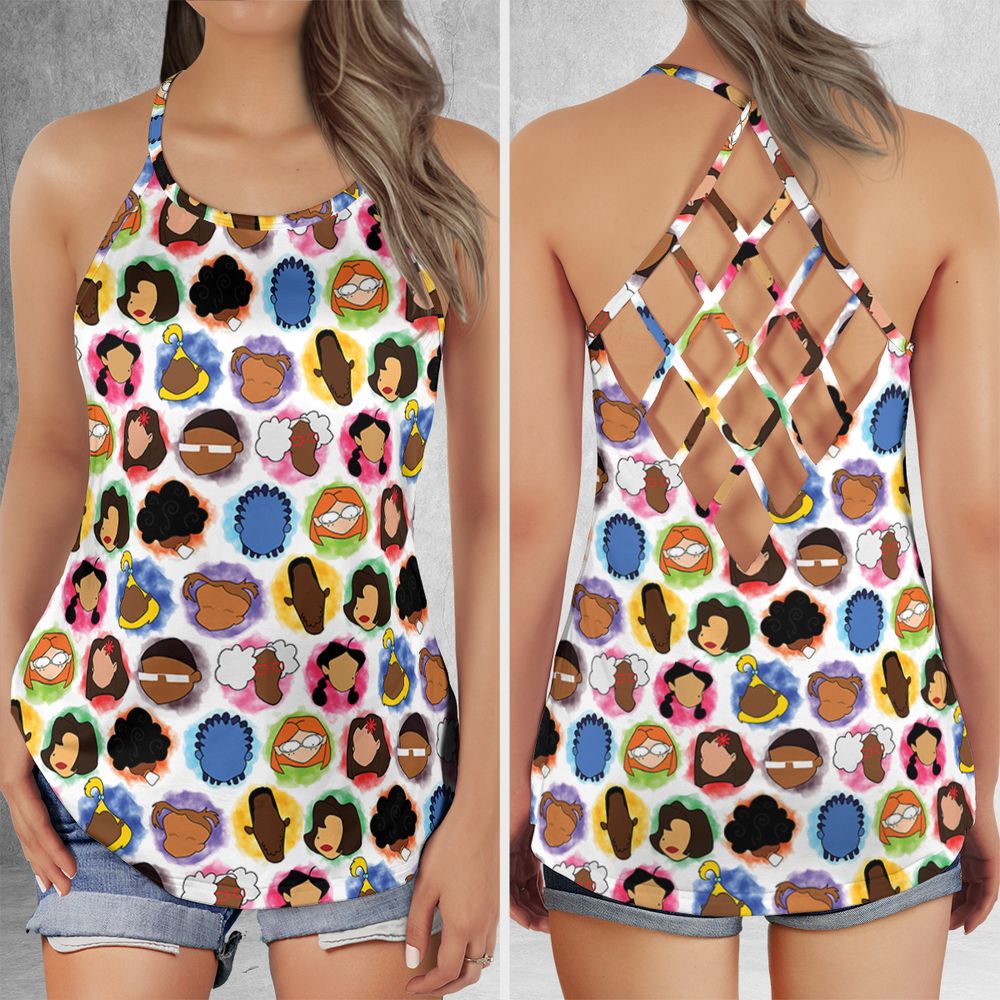 Criss Cross Tank Top - WZANWXNF -  - 1