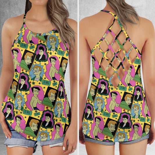 Criss Cross Tank Top - 332HR4JW -  - 1