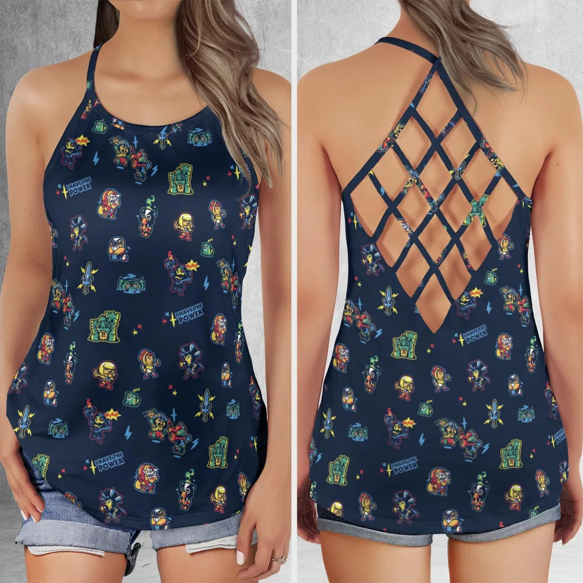 Criss Cross Tank Top - J79NQ18M