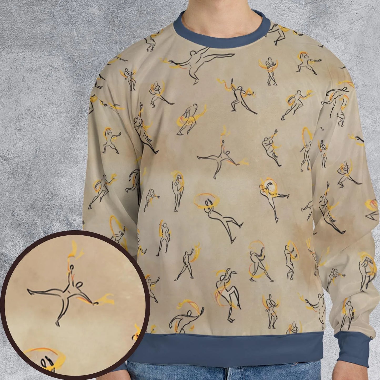 All-over Print Sweatshirt - PTDATUAB