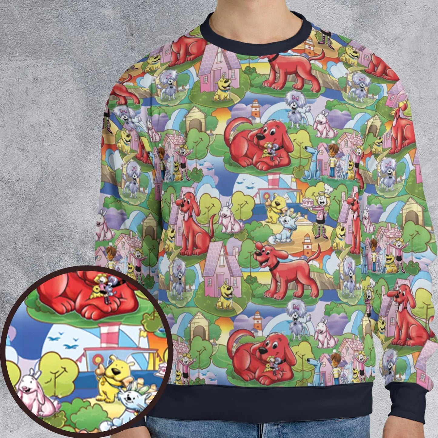 All-over Print Sweatshirt - GNWB3P97