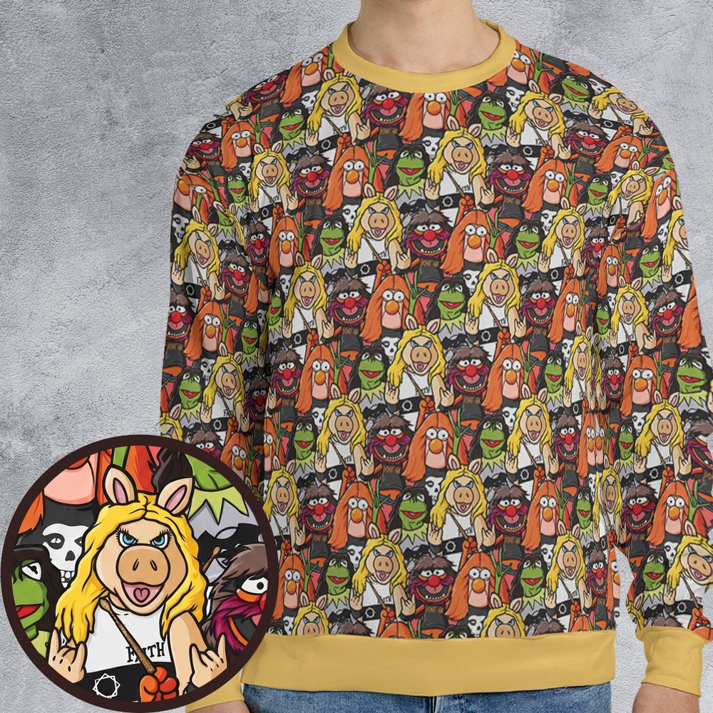 All-over Print Sweatshirt - JAU3XE7Q -  - 1