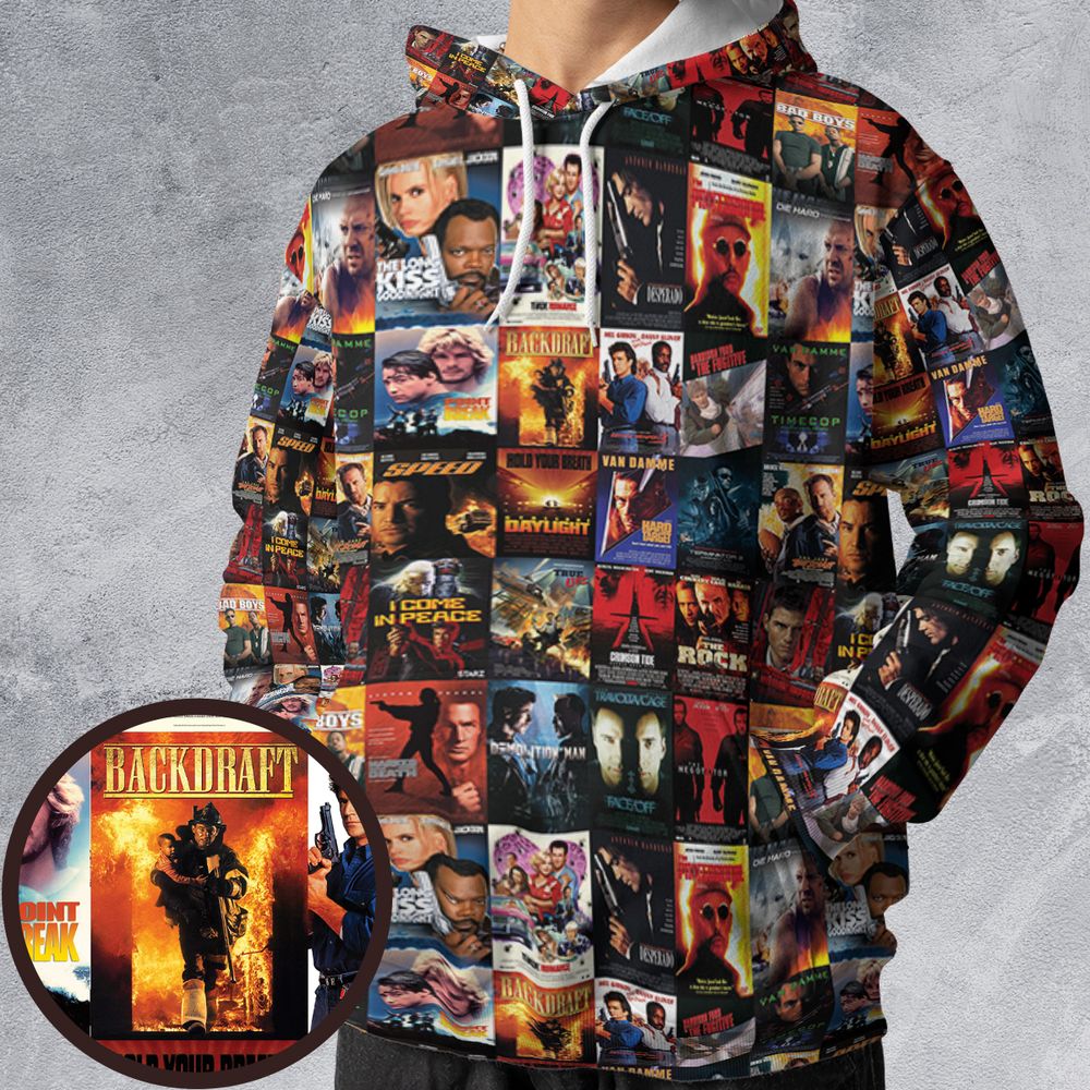 All-over Print Hoodie - ZV5U6H7Q -  - 1
