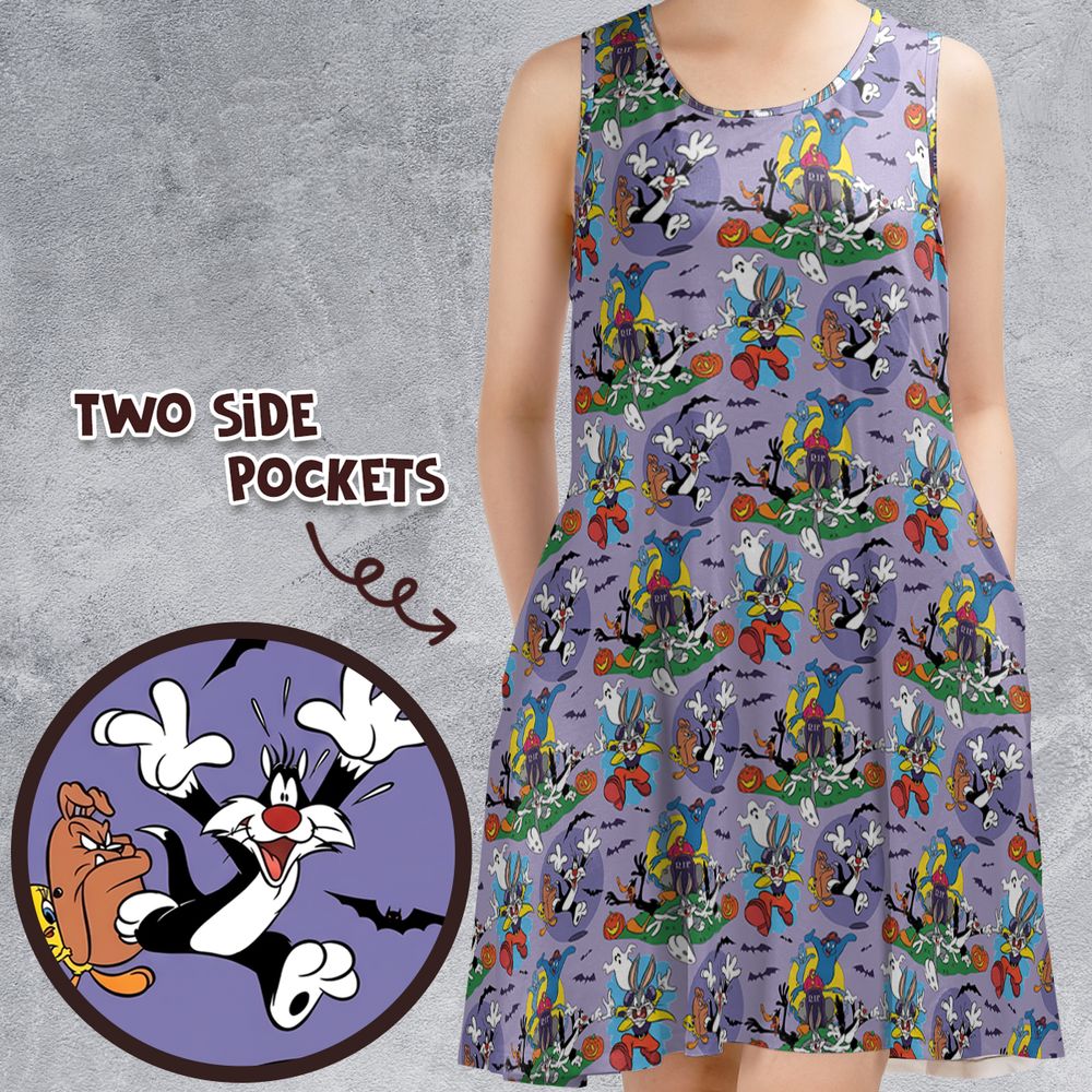 Sleeveless Dress - T7CC4PLS -  - 1