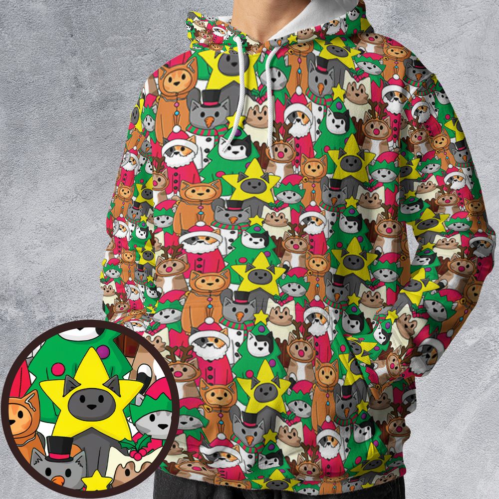 All-over Print Hoodie - G4J9EUXC -  - 1