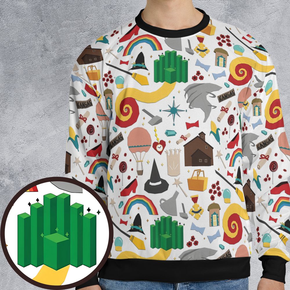 All-over Print Sweatshirt - 3C91CNUT -  - 1