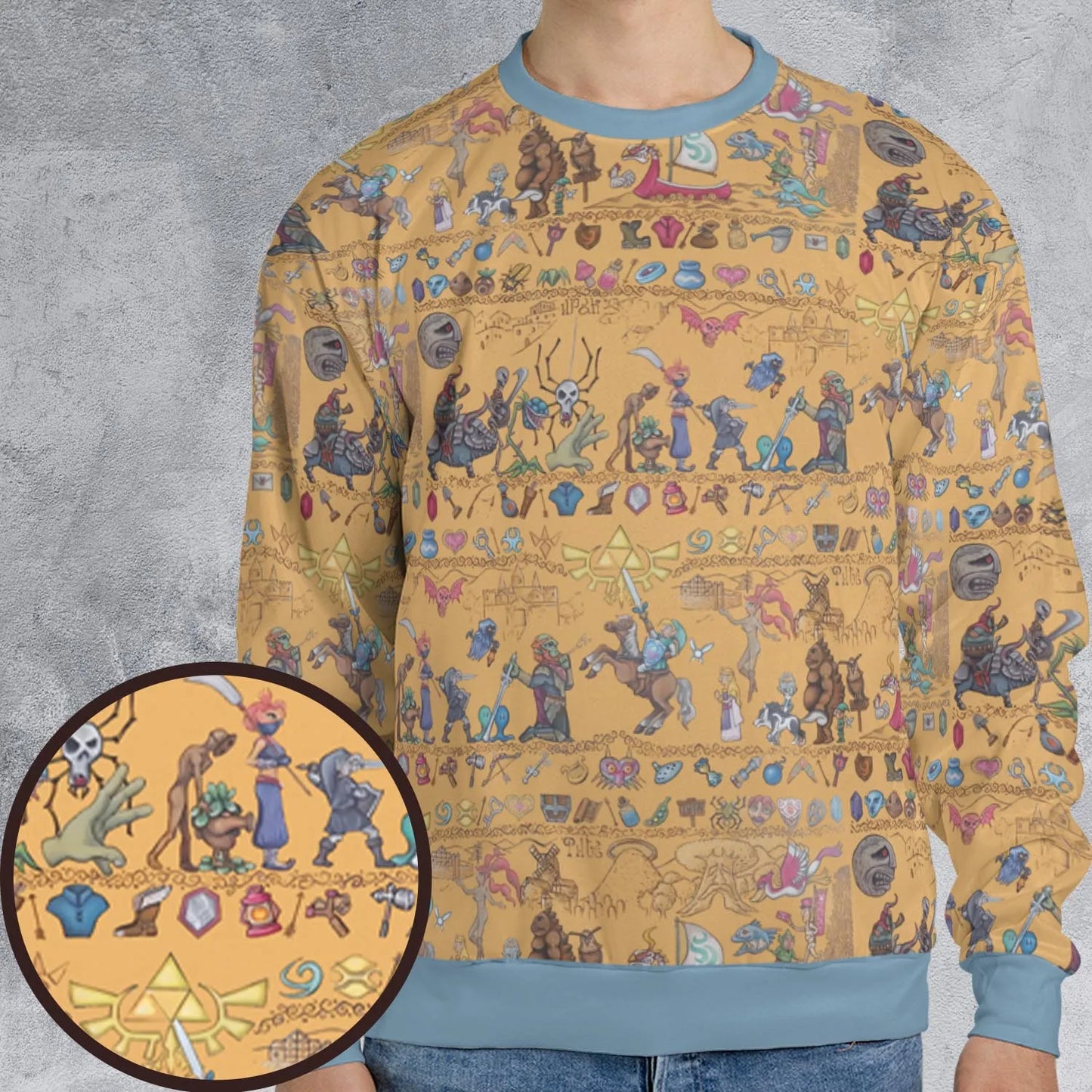 All-over Print Sweatshirt - VAH91FQ9