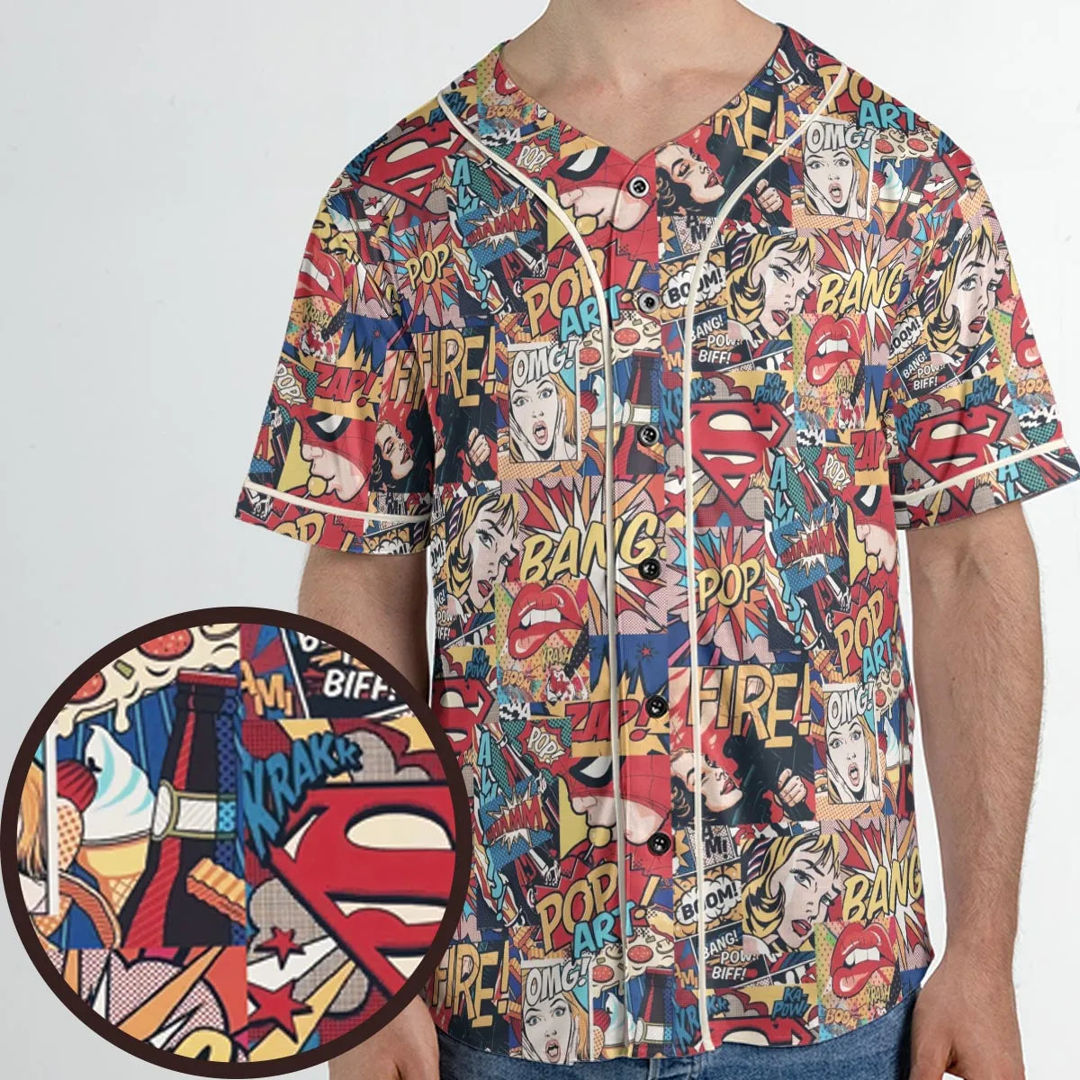 Unisex Baseball Jersey - 8JMXT16B