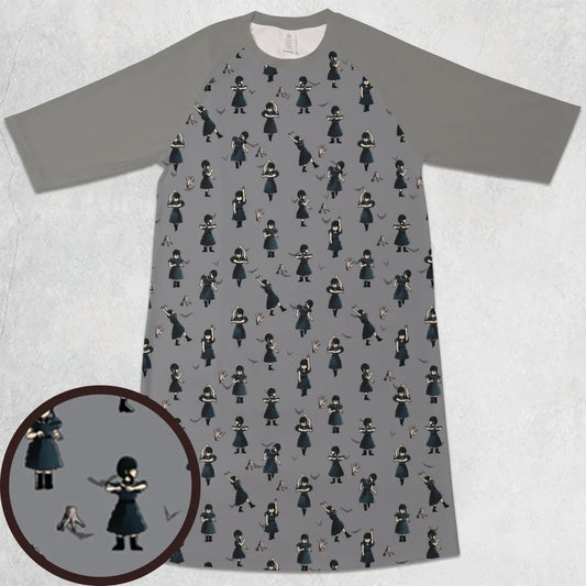 3/4 Sleeve Raglan Dress - E43LL7MC