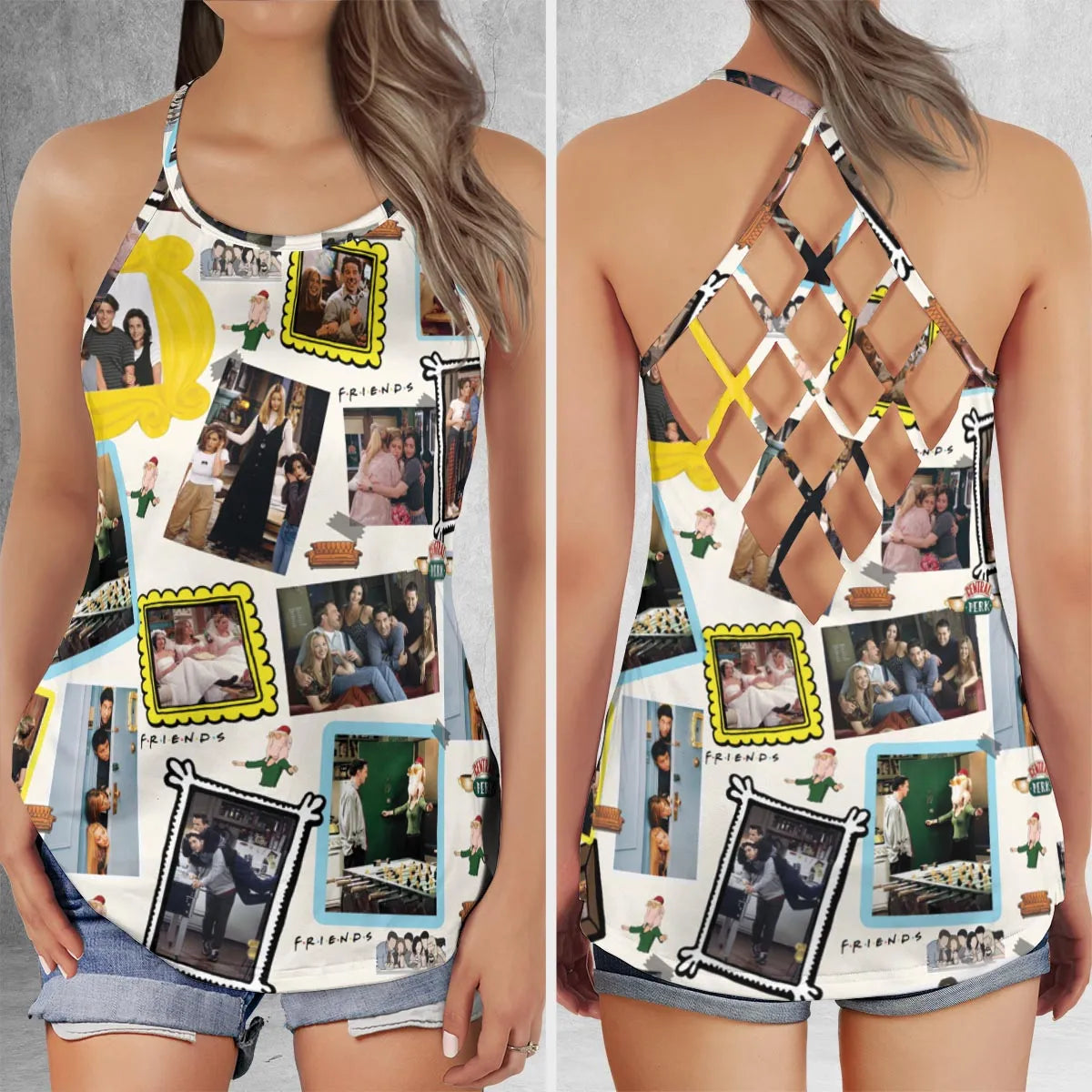 Criss Cross Tank Top - Y6MVVTDL