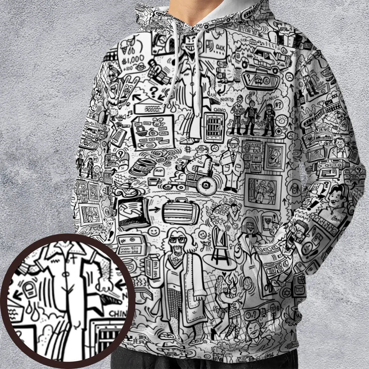 All-over Print Hoodie - 2JMQAVCA