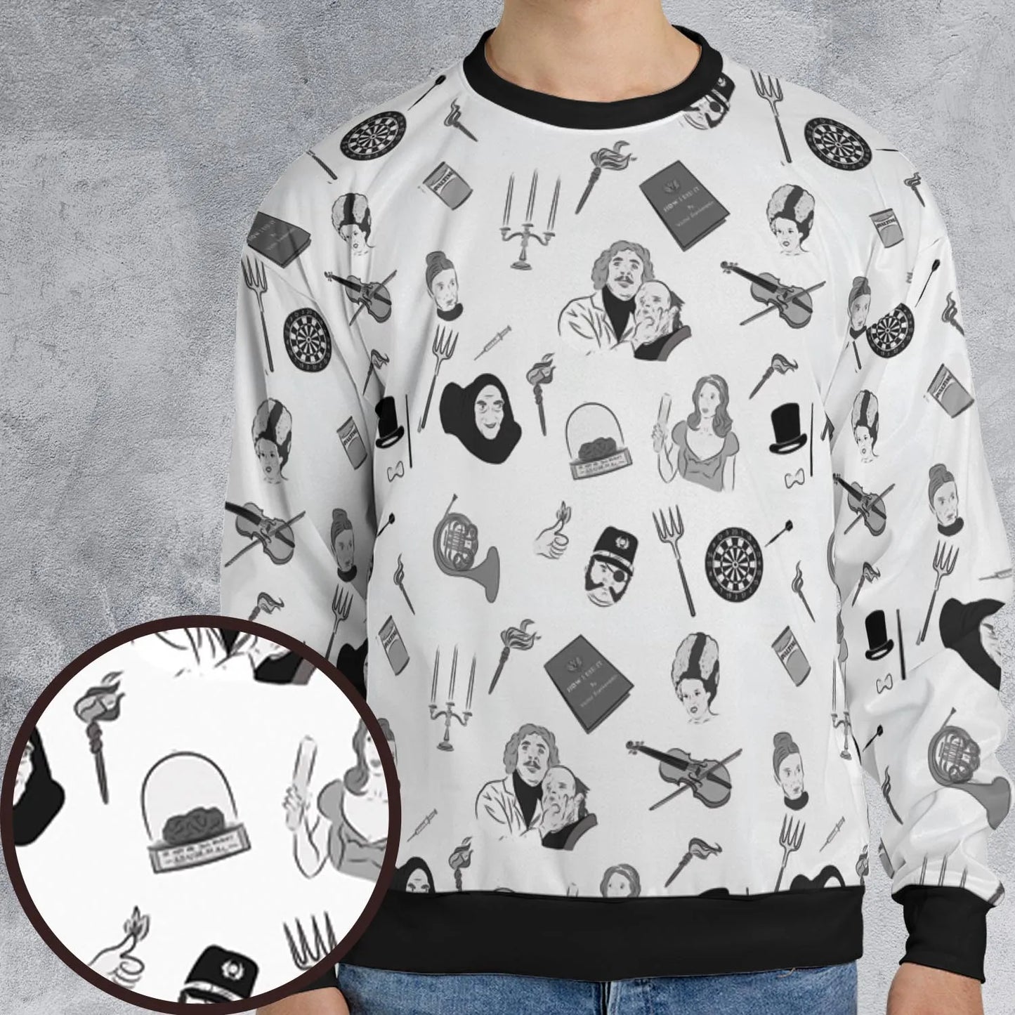 All-over Print Sweatshirt - M1UHSBYN