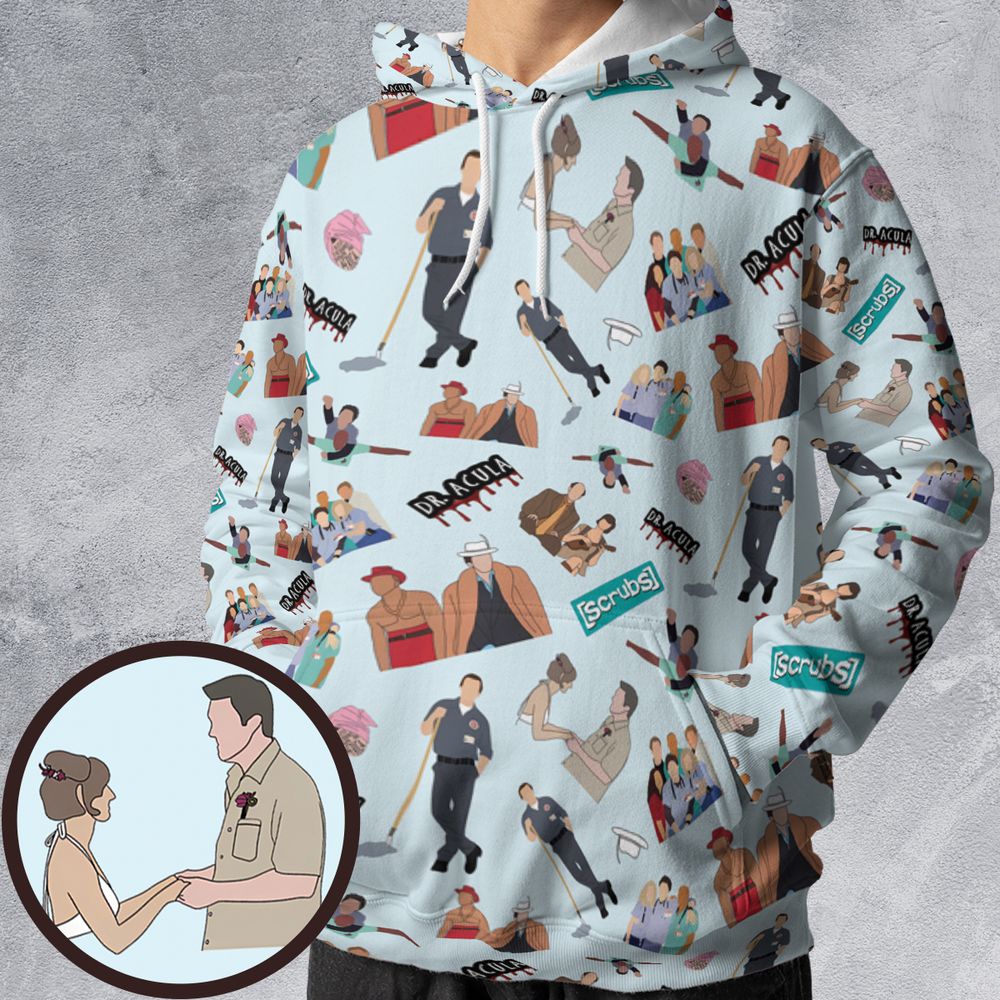 All-over Print Hoodie - RZSKD2HS -  - 1