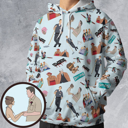 All-over Print Hoodie - RZSKD2HS -  - 1