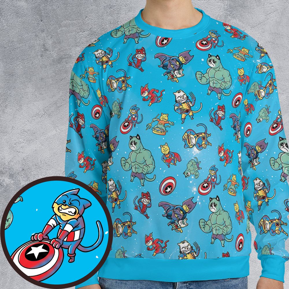 All-over Print Sweatshirt - LSAKRDLZ -  - 1