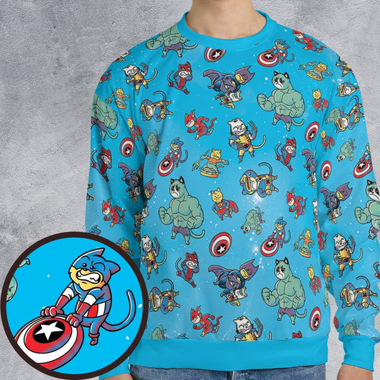 All-over Print Sweatshirt - LSAKRDLZ -  - 1