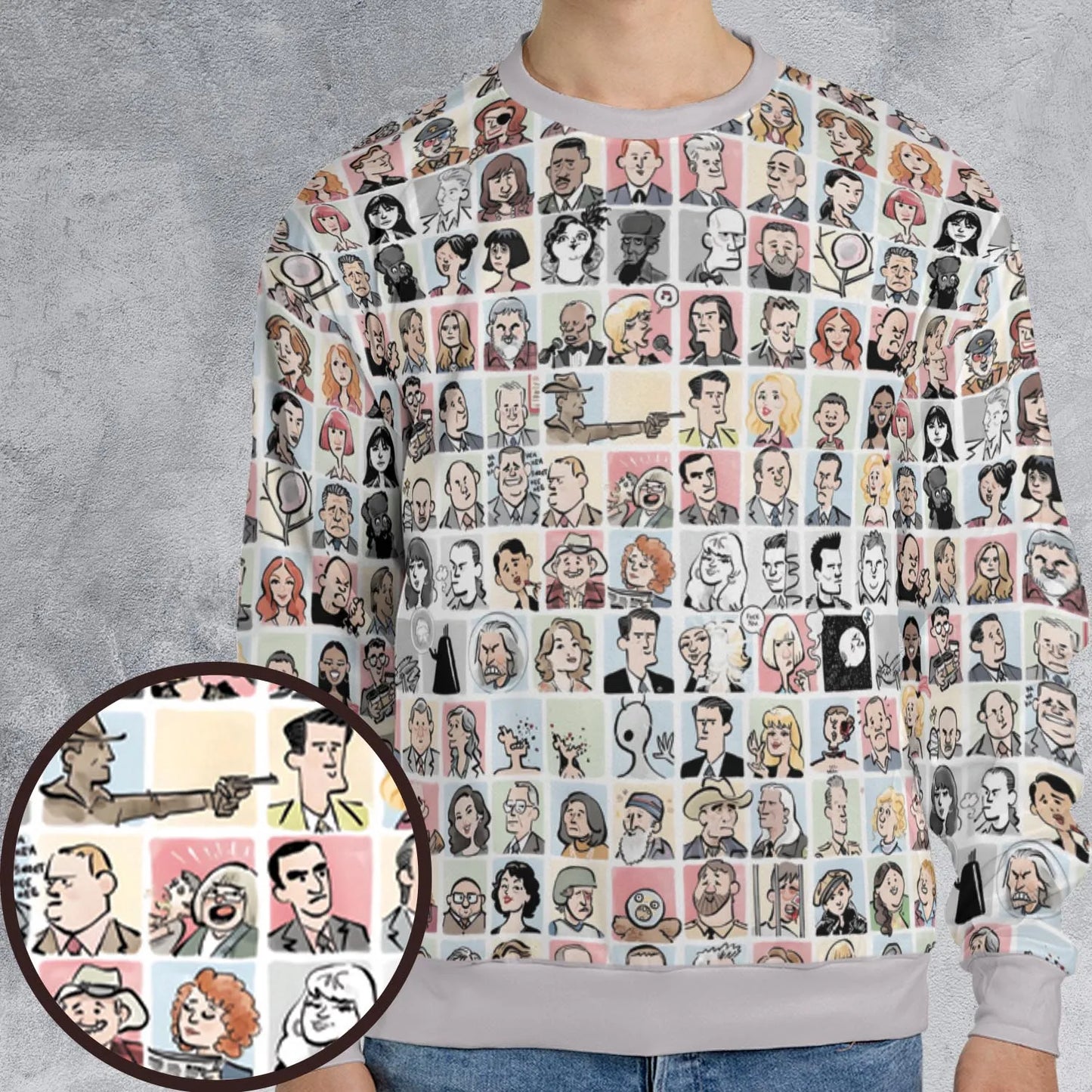 All-over Print Sweatshirt - MNHSF6LG